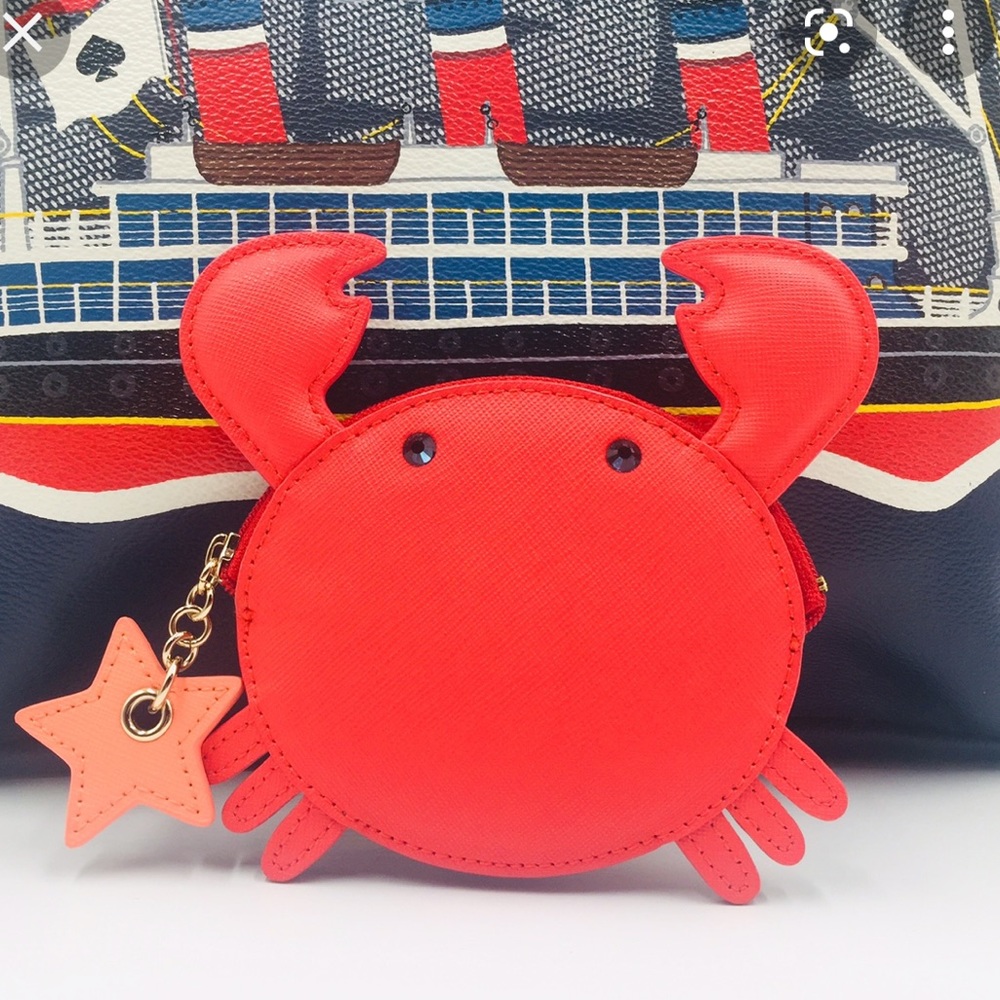 NEW Kate spade make a splash crab coin purse, with tags